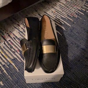 Calvin Klein loafers; worn once
